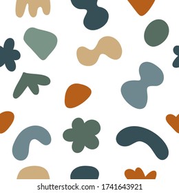 Abstract doodle seamless pattern for use in design for textile, dress  bag or t shirt print, wallpaper, wrapping etc