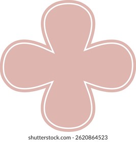 Abstractas forma Doodle Elemento. color orgánico decorativo