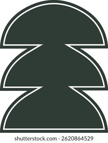 Abstrato Forma Doodle Elemento. cor orgânica decorativa