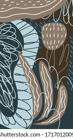 Abstract doodle simple background  for use in design for csrd, invitation, bag or t shirt print etc