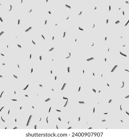 Abstract doodle spot pattern with hand drawn spots. Cute vector black and white spot pattern.