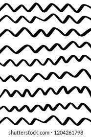 Abstract doodle square background. Hand drawn doodle background patterns. Vector Illustration.