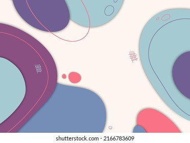 Resumen de diseño de plantillas de doodle estilo de arte decorativo. Superposición del fondo de estilo mínimo. Vector
