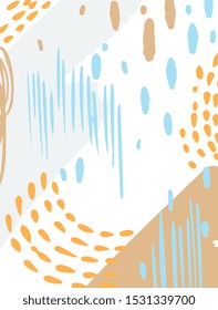 Abstract doodle for wallpaper and background illustration cartoon vector