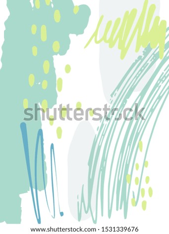 Abstract doodle for wallpaper and background illustration cartoon vector