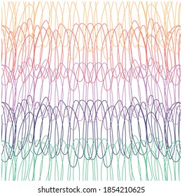 abstract doodles art colorful strokes for background pattern