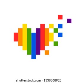 Abstract doodles pattern. Hand written pride, love, peace lettering with rainbow. Gay parade slogan. LGBT rights symbol.
