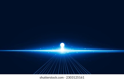 Abstract Door open Light background Hitech communication concept innovation background vector design. 