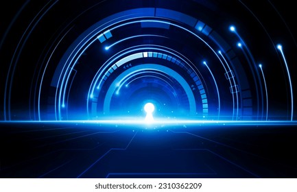 Abstract Door open Light background Hitech communication concept innovation background vector design. 