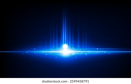 Abstract Door open Light out technology background Hitech communication concept innovation background, vector design