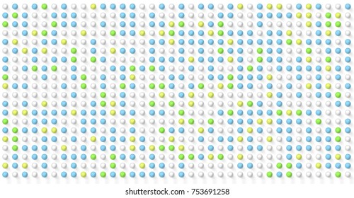 Abstract dot or 3d balls background.Vector illustration EPS 10