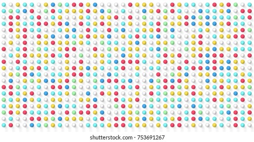 Abstract dot or 3d balls background.Vector illustration EPS 10