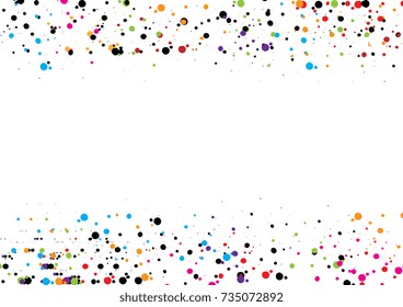 abstract dot background. Vector illustration dot  design. Circle art round backdrop.  pattern decoration. red  blue  green  black  pink color.