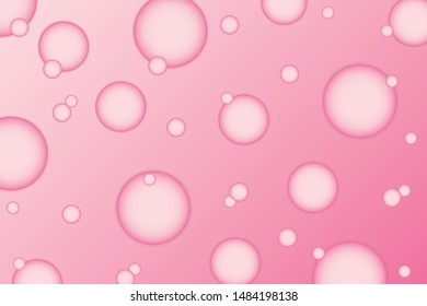 Abstract dot circle Gradient pink background