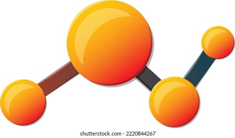 Abstract dot and connection logo illustration in trendy and minimal style isolated on background