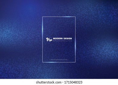 Abstract dot digital particles design of futuristic artwork background. Decorate for ad, template, cover, print, presentation. illustration vector eps10