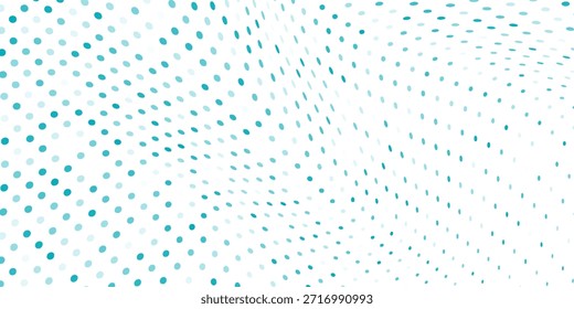 Ponto abstrato Gradiente Cor azul Meio-tom Plano de fundo Pontos escalonados Padrão moderno Abstrato Simples Design