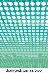 Abstract dot green background