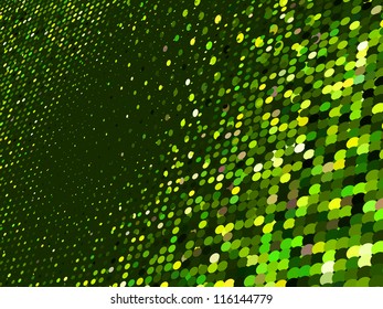 Abstract dot green mosaic background. EPS 8 vector file included