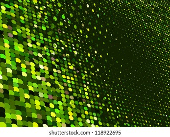 Abstract dot green mosaic background. EPS 8 vector file included