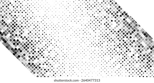 Abstract Dot grunge halftone gradient background. Faded grit noise texture. White and black sand wallpaper illustration
