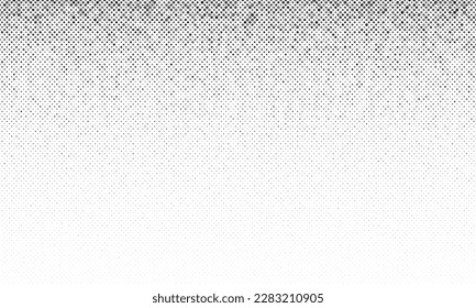 Abstract dot halftone background. Gray dots with random size in seamless design.