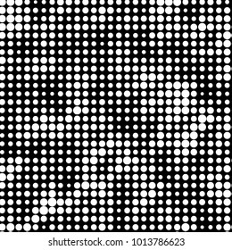 Abstract dot halftone background pattern. Spotted black and white vector line illustration
