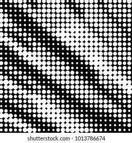 Abstract dot halftone background pattern. Spotted black and white vector line illustration
