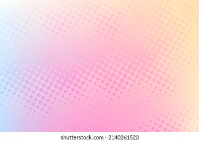 Abstract dot halftone gradient color background	