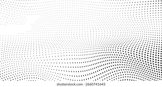 Abstract dot halftone gradient texture. Vanishing polka dot illustration design abstract simple