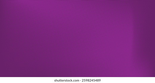 Abstract dot halftone purple color pattern gradient texture background. Used for graphics  pop art comics style.