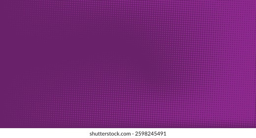 Abstract dot halftone purple color pattern gradient texture background. Used for graphics  pop art comics style.
