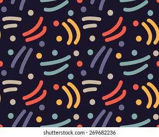 Abstract Dot And Line Pattern