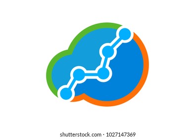 abstract dot logo vector