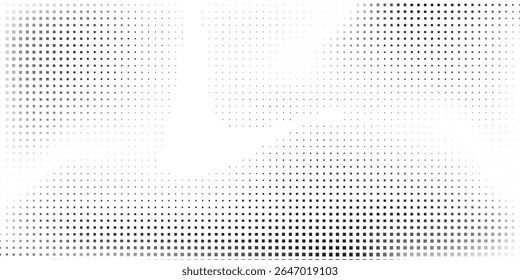 Abstract dot mesh halftone gradient texture. Vanishing polka dot background. Repeating dots gradation pattern simple abstract art