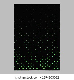Abstract dot pattern background brochure template - vector illustration