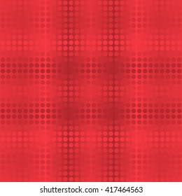 Abstract dot vector seamless background in red tones