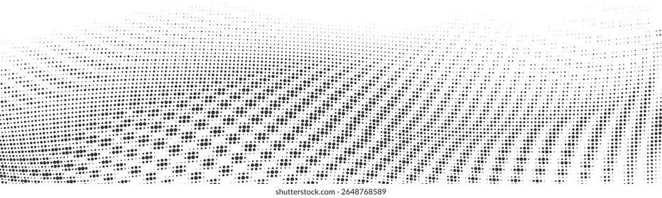 Fluxo de malha de onda de ponto abstrato para o site moderno herói Banner ou página de aterrissagem