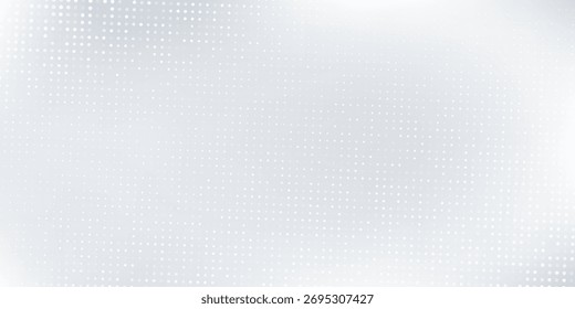 Abstract dot white gradient abstract pattern studio background Light gives luxurious shine modern abstract