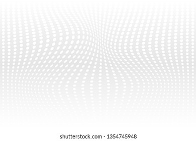 Abstract dot white and gray color background, vector illustration.