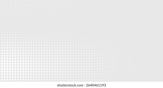 Abstract dot white gray wave light technology texture background. Abstract big data digital concept modern simple art