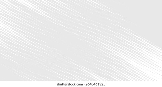 Abstract dot white gray wave light technology texture background. Abstract big data modern