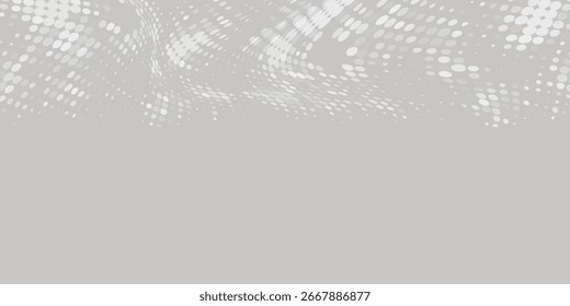 Abstractas Punto blanco gris onda luz tecnología textura de fondo artes modernas fondo blanco