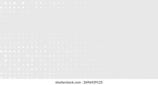 Fondo Abstractas de textura de tecnología de luz de onda gris blanco de puntos. Concepto digital Abstractas de big data Diseño moderno abstracto simple