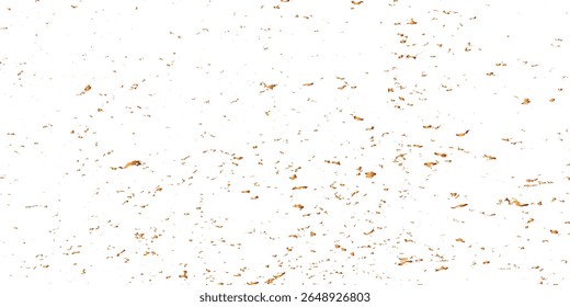 Abstract doted and confetti golden glitter and zigzag ribbon particles splatter on transparent background. Luxury golden glitter confetti that floats down falling bokeh celebration background.