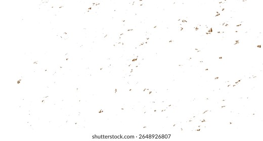 Abstract doted and confetti golden glitter and zigzag ribbon particles splatter on transparent background. Luxury golden glitter confetti that floats down falling bokeh celebration background.
