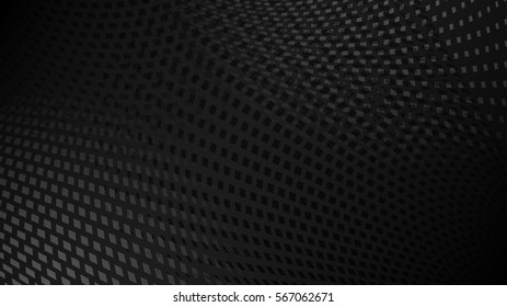 Abstract dots background in black colors