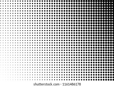 Abstract Dots Background. Black and White Modern Backdrop. Monochrome Pattern. Points Grunge Texture. Vector illustration