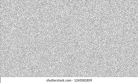 Abstract dots background. Black white random chaotic dots texture. Pop Art circle comic pattern. Abstract geometric vector pattern. Template for presentation flyer, business cards, stickers, report