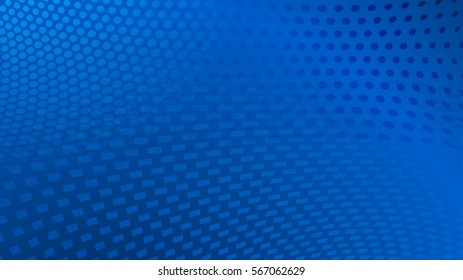 Abstract dots background in blue colors